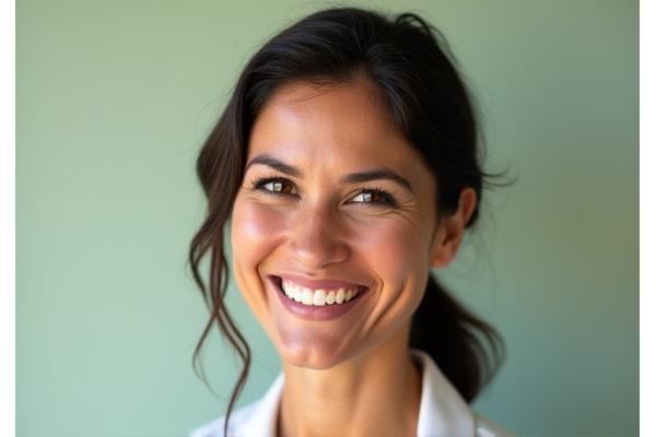 Maria Rodriguez, a registered dietitian, smiling confidently.